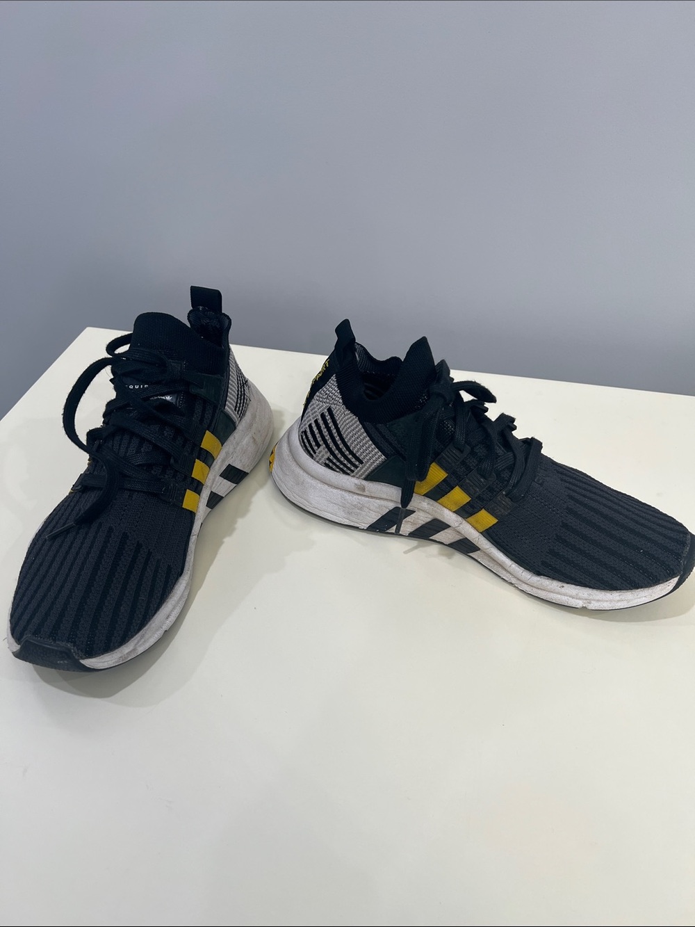 Black and Yellow EQT adidas